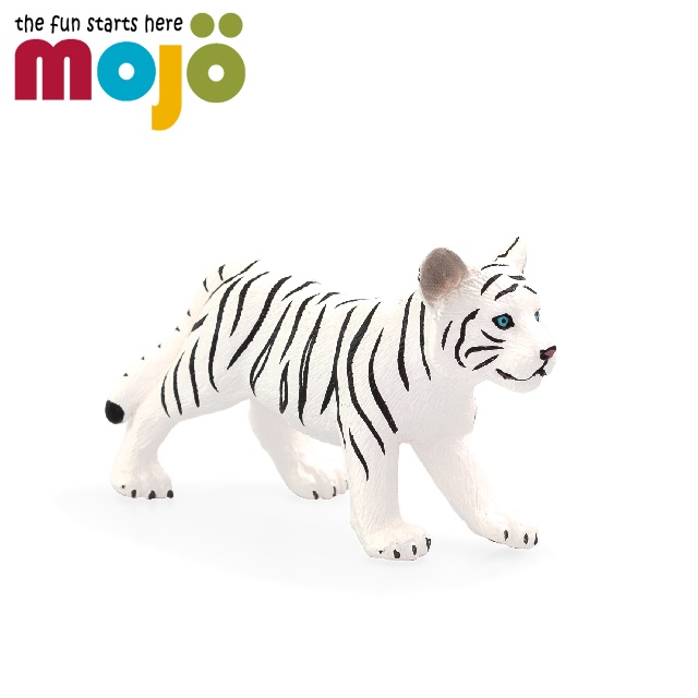 Mojo Fun動物模型-小白老虎(站姿)