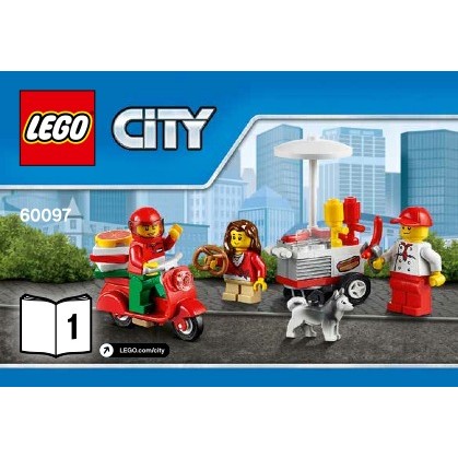【現貨】樂高 LEGO 一號說明書 60097 CITY 城市系列 城市廣場 City Square