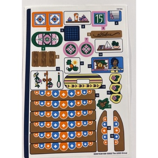 《Bunny》LEGO 樂高 41702 sticker 運河船屋盒組貼紙 Friends系列