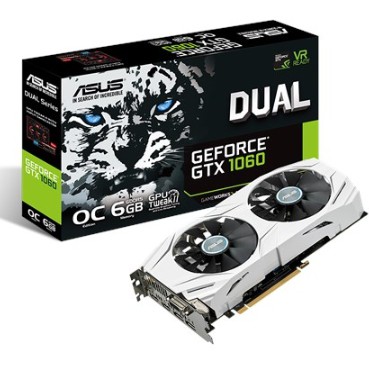 全新 華碩 DUAL-GTX1060-O6G(雪原豹) 雙風扇 GTX 1060 6G 勝 RX560 RX570