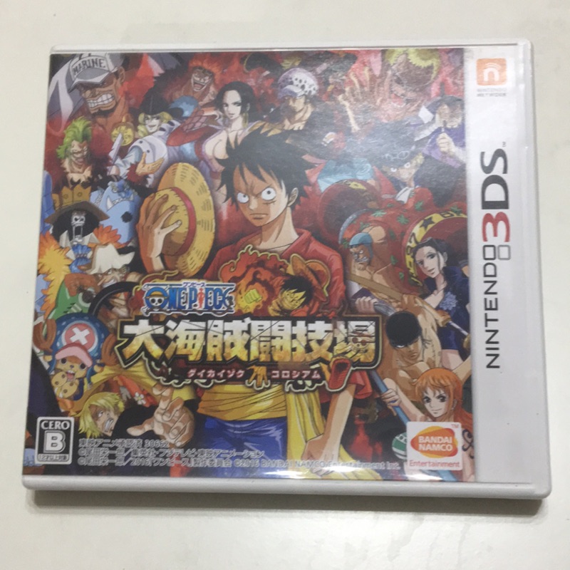 Kentim 玩具城 中古二手九成新3ds 2ds可用 海賊王航海王大海賊鬥技場 日版 遊戲片有盒書 蝦皮購物