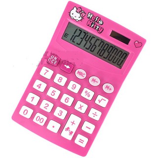 4165本通 Hello Kitty 計算機《S.粉.大臉.愛心.KT-200》12位元 4710884959184