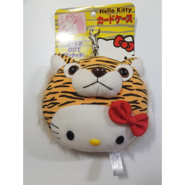 日本帶回 絕版 阪神虎 Kitty 悠遊卡伸縮扣