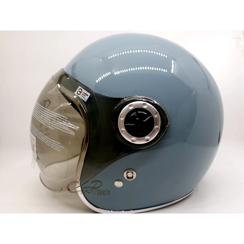 【carpower】THH T311N T311 311  311N  泡泡鏡片 四分之三 安全帽 全可拆半罩式 靜謐藍