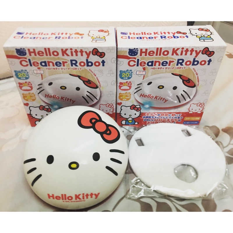 Cleaner Robot 日本Hello Kitty掃地機器人 迷你無線吸塵器 掃地機（2個350元）