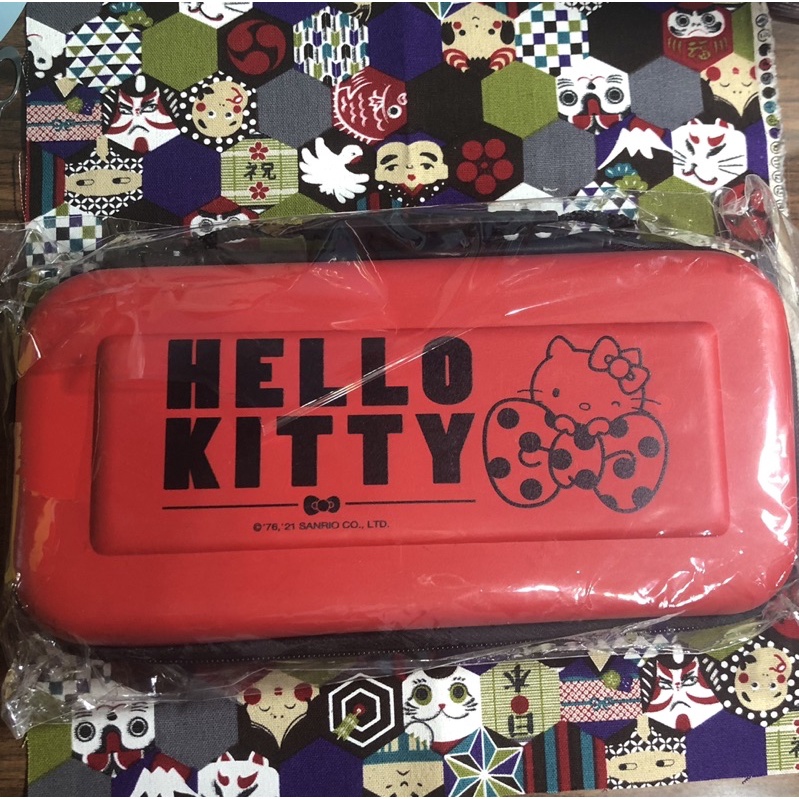 Hello Kitty 手提硬殼包 收納包