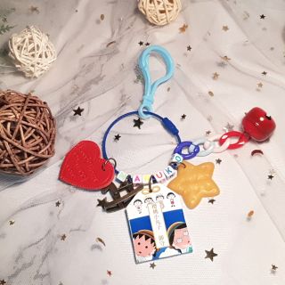 【手作】櫻桃小丸子×御守吊飾鑰匙圈