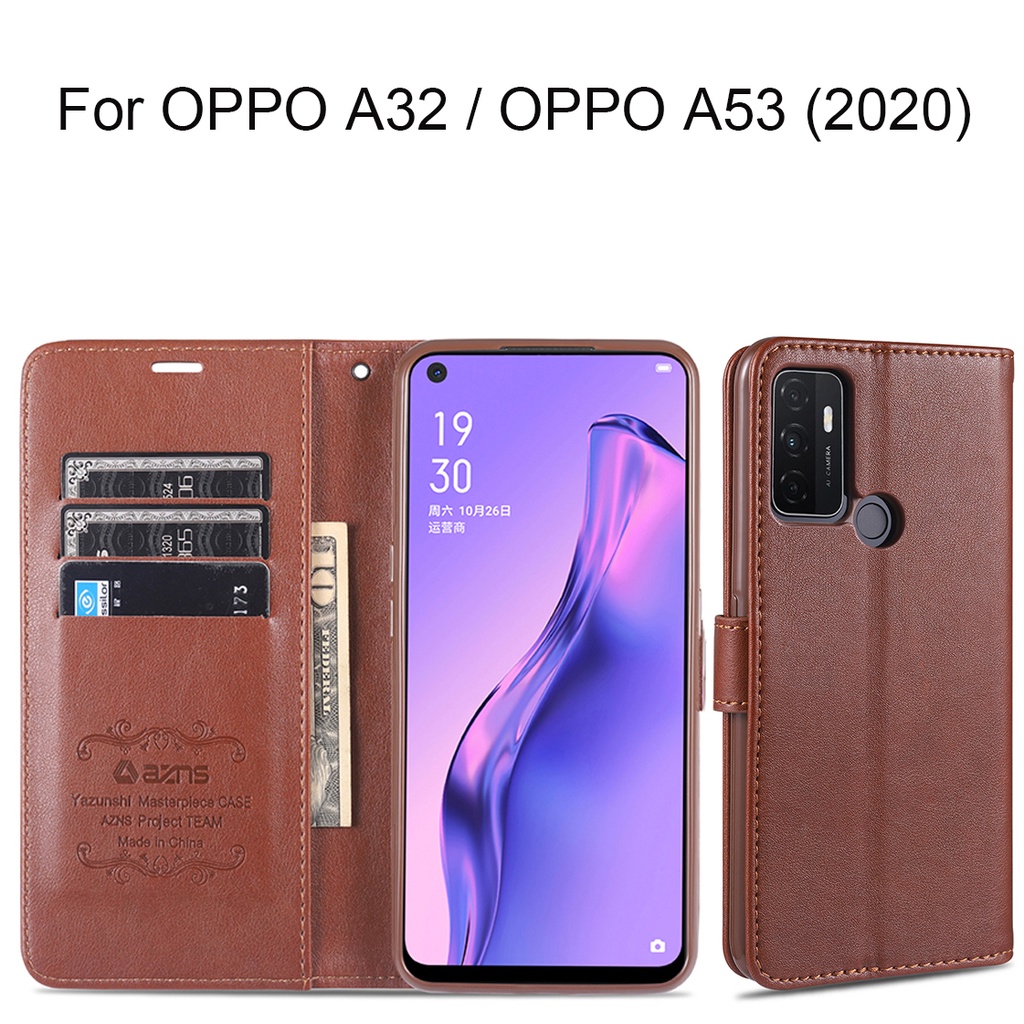 Oppo A32 A53 2020 A52 A92s K1 K3 K5 Realme X錢包式手機皮套