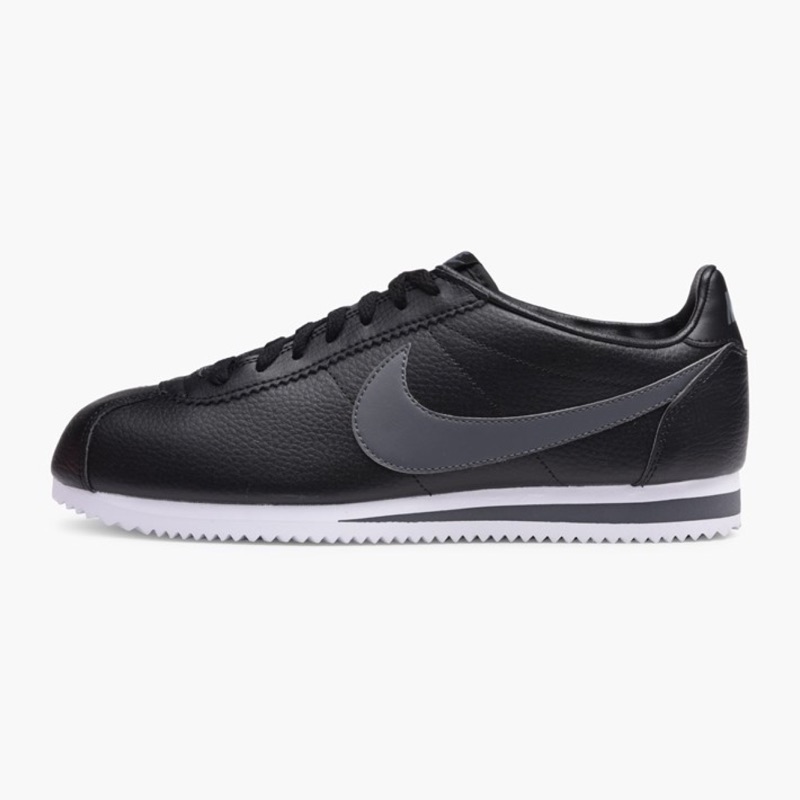 Quality Sneakers - Nike Classic Cortez Leather 黑灰 阿甘鞋