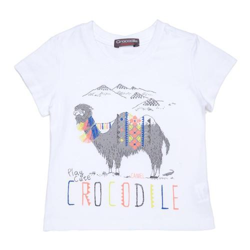 Crocodile Junior  『小鱷魚童裝』369452駱駝印花T恤Ggo(G購)