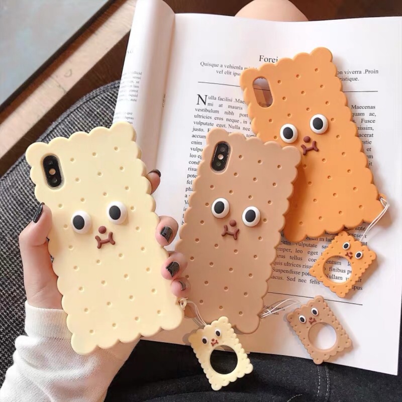 韓國餅乾造型iphone手機殼 蝦皮購物