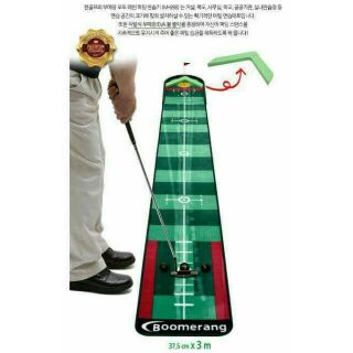 韓國ZEN GOLF//自動彈回 軌道推桿練習器