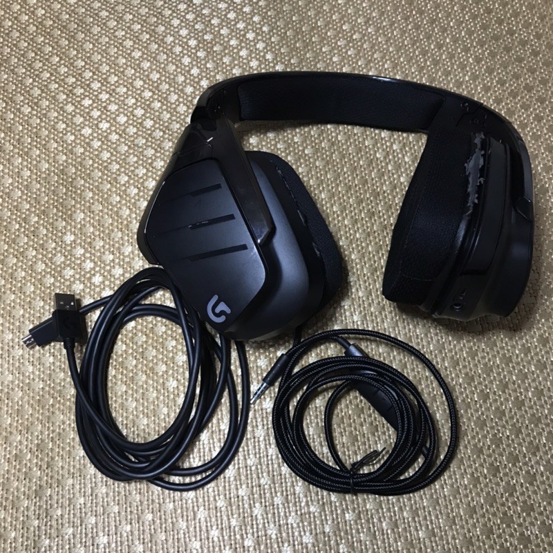 二手功能正常logitech G633 Rgb Usb 7 1 環繞音效遊戲耳機麥克風電競耳機羅技非g933 蝦皮購物