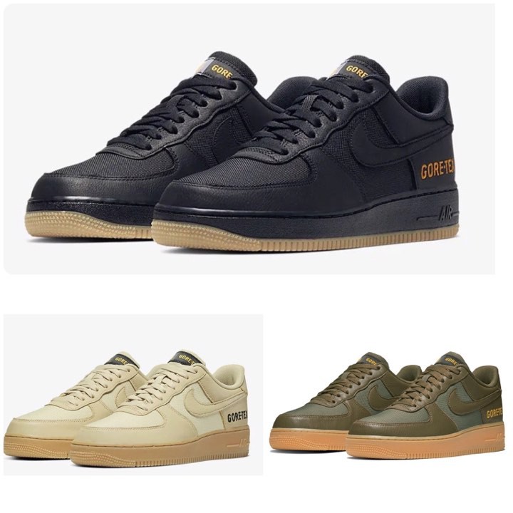 柯拔 Nike Air Force 1 GTX CK2630-700 米黃 200 綠 001 黑 休閒鞋