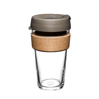 【現貨】澳洲 KeepCup 軟木隨行杯 L (奶油絲絨) 16oz 咖啡杯 隨行杯 環保杯 玻璃隨行杯 玻璃