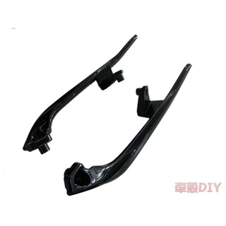 附發票-車殼玩家=新勁戰3代,三代,2代,二代-4C6,1MS-正臺灣製,分離式後架,後扶手,黑色