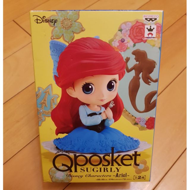 【Qposket】迪士尼 日版 小美人魚 艾莉兒Ariel 下午茶系列 SUGIRL Q POSKET公仔A款/全新現貨