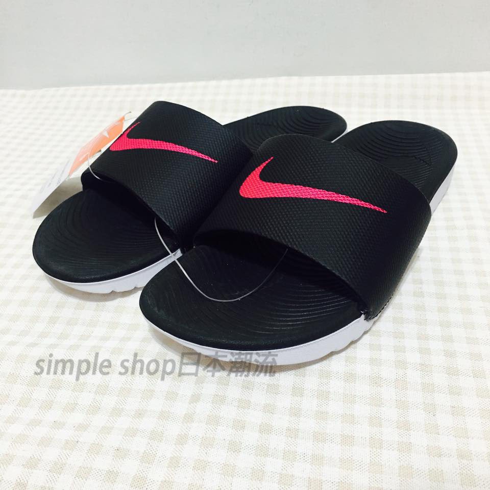 【Simple Shop】現貨NIKE KAWA SLIDE 黑底 NIKE拖鞋 氣墊運動拖鞋 女 834588-060