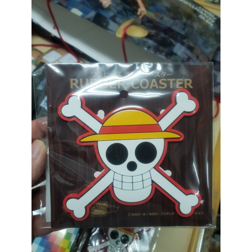 航海王海賊王one Piece 草帽海賊旗杯墊 蝦皮購物