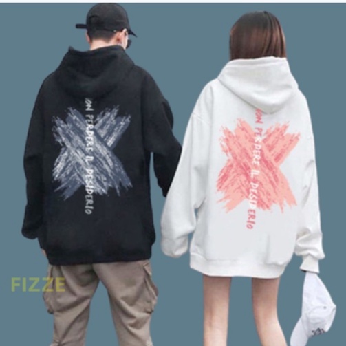 情侶裝休閒運動帽T 連帽寬鬆圓領衛衣刷毛大學T男女百搭(BTS825)【FIZZE】