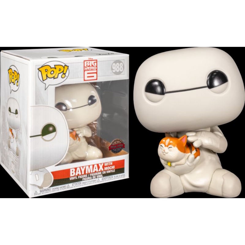 FUNKO POP 988 大英雄天團 杯麵 貓咪 BAYMAX 6吋 六吋 正版