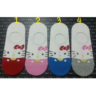 〒藍色海洋〒㊣Hello Kitty隱形襪襪子
