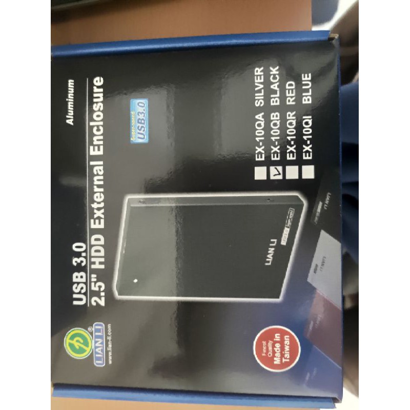 LIANLI 聯力 EX-10QB 2.5吋 USB3.0硬碟外接盒 黑色