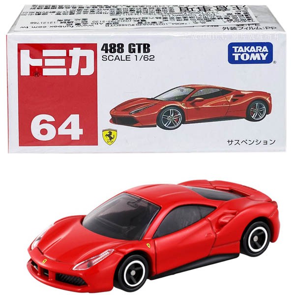 【HAHA小站】TM064A4 102526 日本 麗嬰 TOMICA 法拉利 488GTB 多美小汽車 紅色 跑車