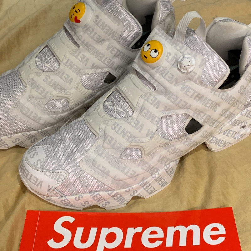 vetements x reebok instapump fury emoji