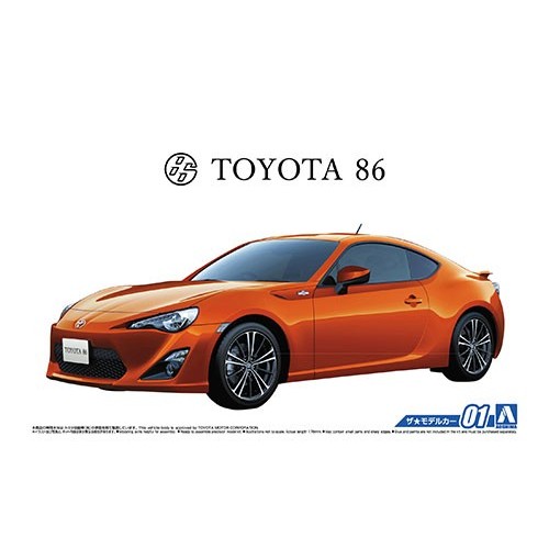 (大鳥叔叔模型)AOSHIMA青島 1/24 ZN6 TOYOTA 86 ’12