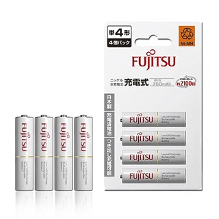 FUJITSU富士通 HR-4UTC(4B) 750mAh 低自放鎳氫4號AAA可回充2100次充電電池