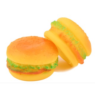 發聲BIBI玩具 小漢堡 狗玩具 橡膠 磨牙 寵物