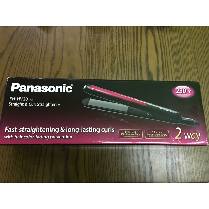 ［全新品］Panasonic 國際牌直捲兩用整髮器 EH-HV20-K