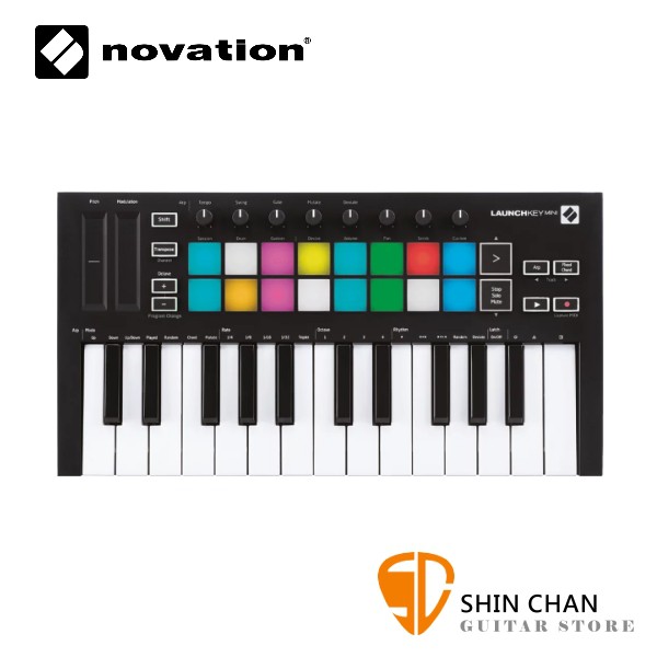 小新樂器館 | Novation LaunchKey Mini MK3 MIDI 控制鍵盤 / 主控鍵盤 原廠公司貨