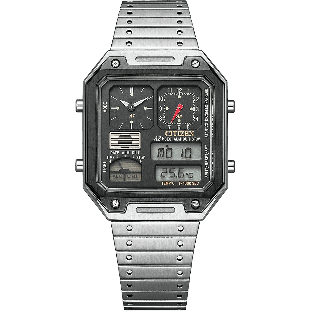 CITIZEN 星辰 Thermo Sensor 80年代復古腕錶 JG2126-69E