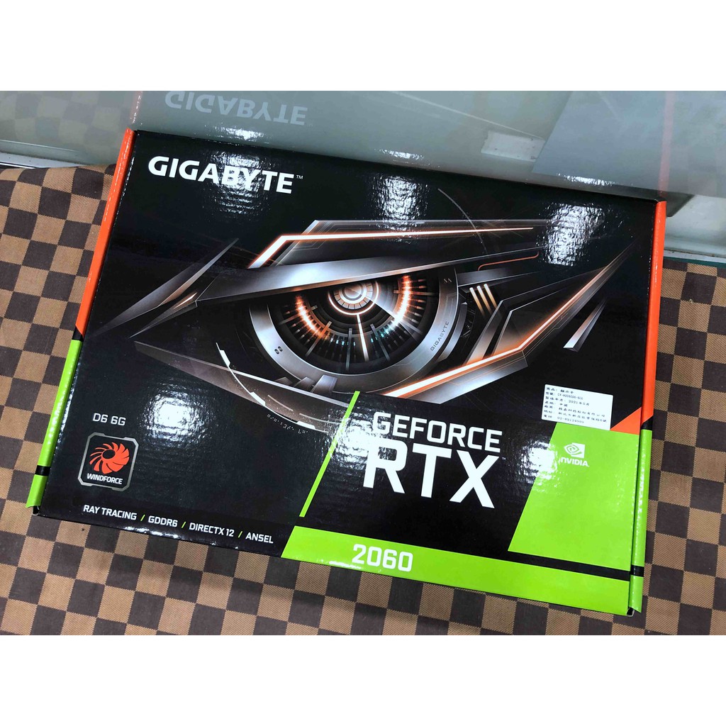 技嘉 顯示卡 RTX2060 D6 6G 新