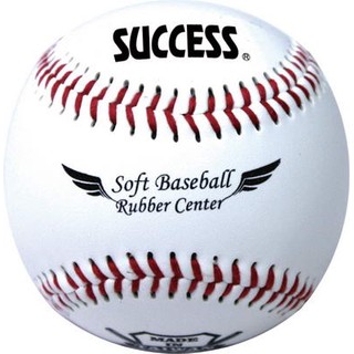 成功安全軟式縫線棒球S4102/軟木硬式縫線棒球S4101(軟式棒球紅線球紅線球練習球比賽球標準球)