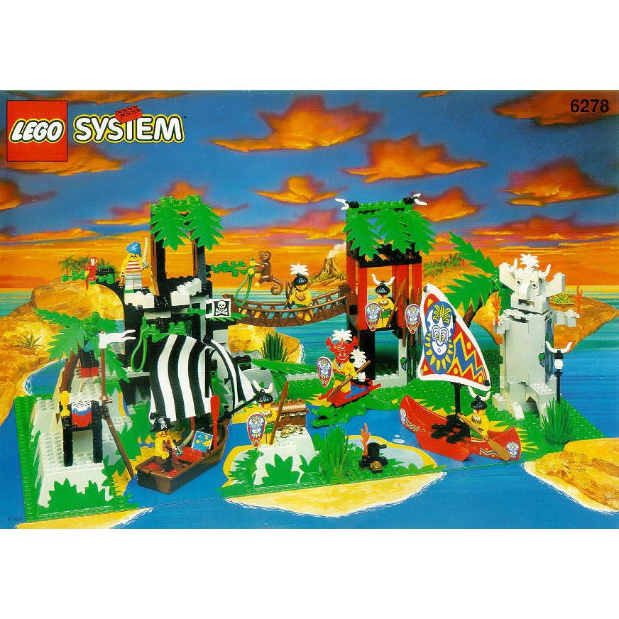 LEGO 樂高 海盜系列 組裝說明書 零件表 6278 6271 6273 6286