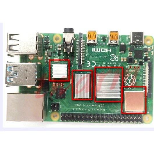 【小黃鴨特價賣場】主板  Raspberry Pi 4 B(Pi4B)開發板 4G 內存 (送散熱片、電子書、壓克力、風