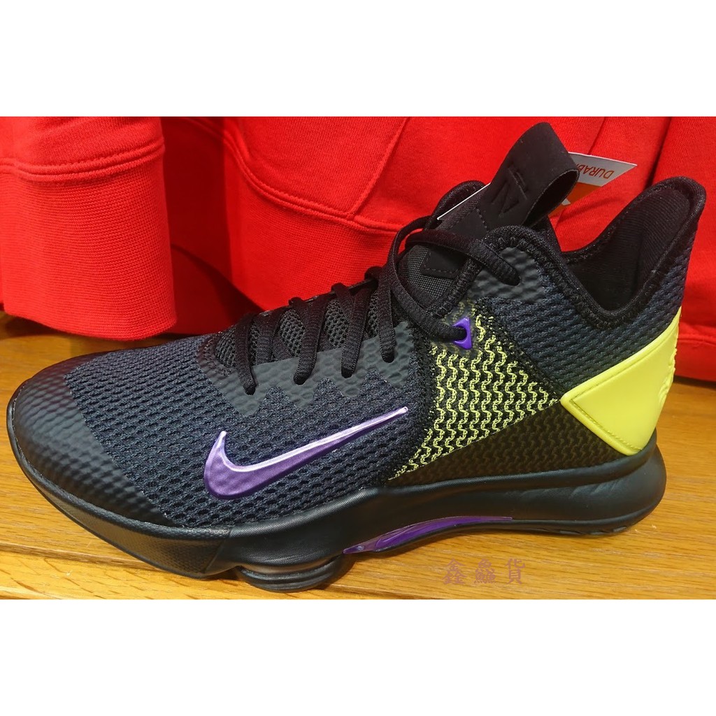 2020 一月 NIKE ZOOM LEBRON WITNESS IV EP XDR 籃球鞋 黑紫 CD0188-004