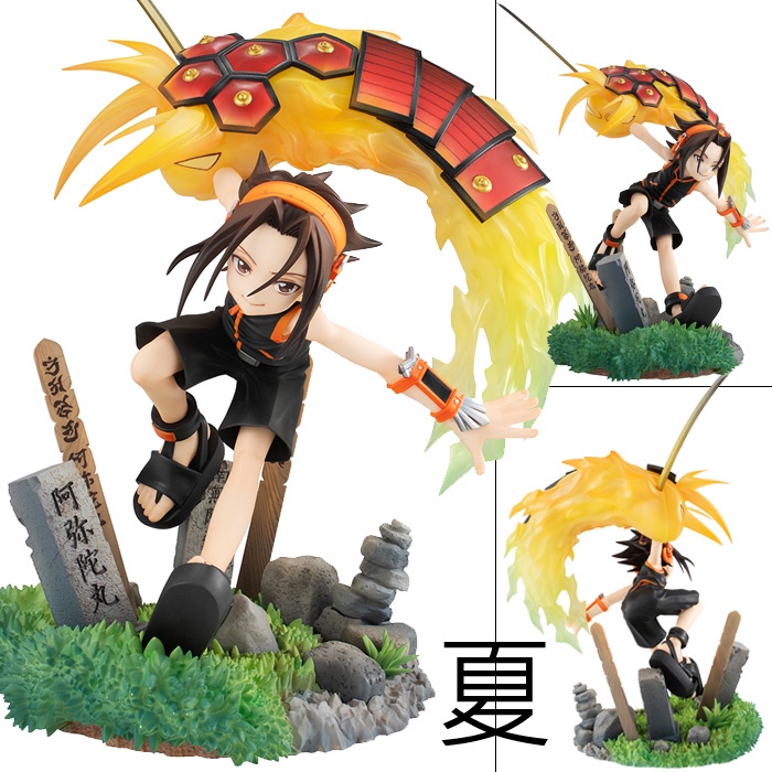 《夏本舖》代理 Lucrea  通靈王 通靈童子 麻倉葉 耳機 木製涼鞋 招式 戰鬥 阿葉 阿彌陀丸 雙子 幽靈 MH