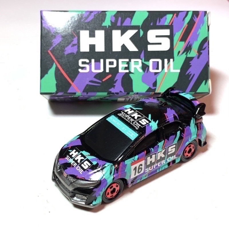 絕版 特注 Tomica Honda Civic Type R FK2 HKS Super Oil