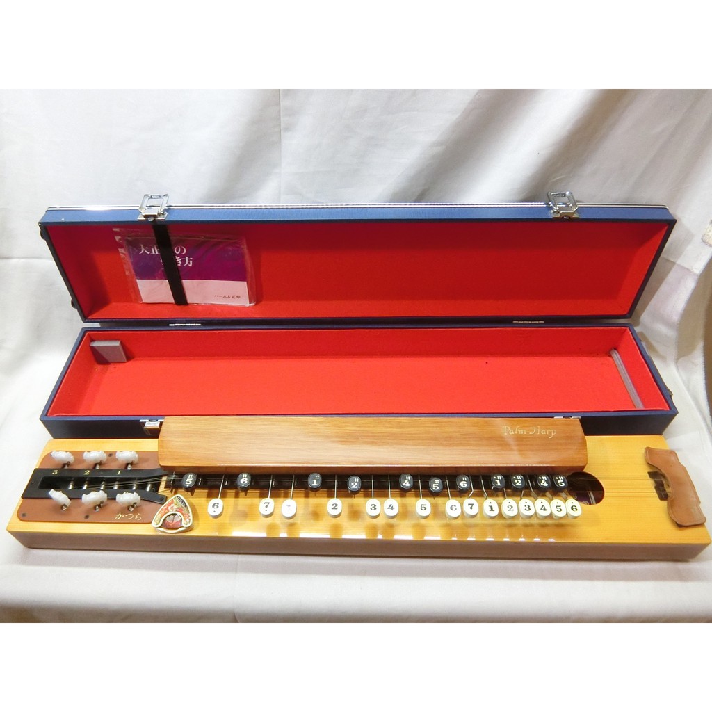 美品 希少品 大正琴 月光 電子琴 エレキ ハードケース 付 琴伝流