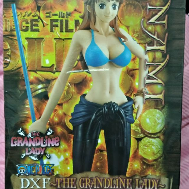 海賊王 DXF ONE PIECE FILM GOLD The GRANDLINE Lady vol.1 娜美 白証藍貓
