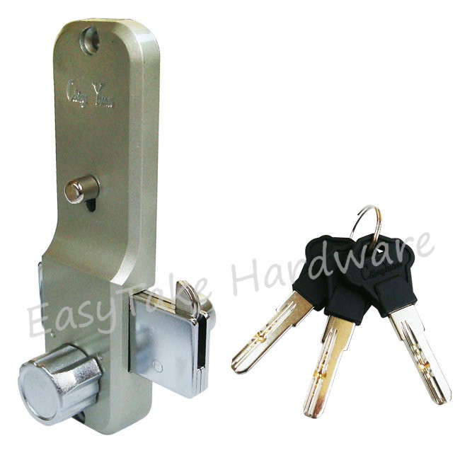 清源鋁門鎖 CY-7 1200型 鋁門鉤鎖3支卡巴鑰匙 大門鎖/鐵門鎖/安全鎖/加強鎖