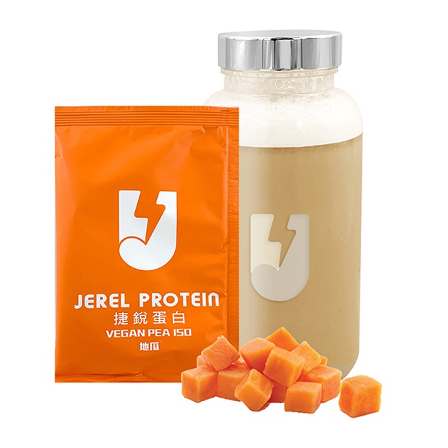 捷銳蛋白 Jerel Protein 全植物性豌豆分離蛋白 35g包(台農地瓜口味)