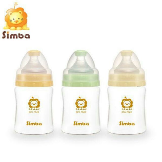 【二手】Simba小獅王辛巴 超輕晶鑽玻璃寬口雙凹奶瓶 150ml