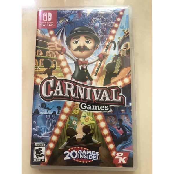 【Nintendo 任天堂】NS Switch 體感嘉年華 中英文美版(Carnival Games)