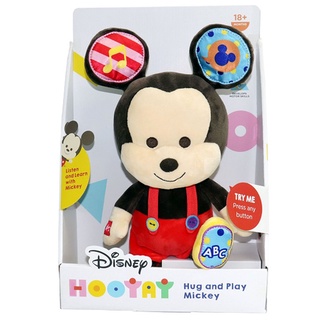 《 Disney 迪士尼 》Hooyay-音效學習絨毛娃娃-米奇/B-20242