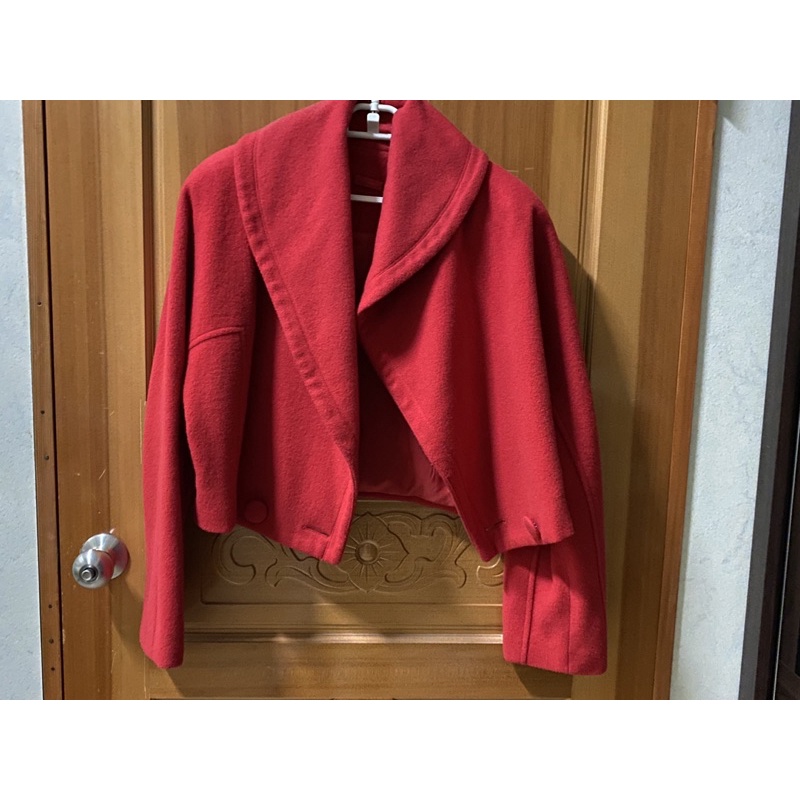 川久保玲 Kawakubo 正紅色 外套 原價12000